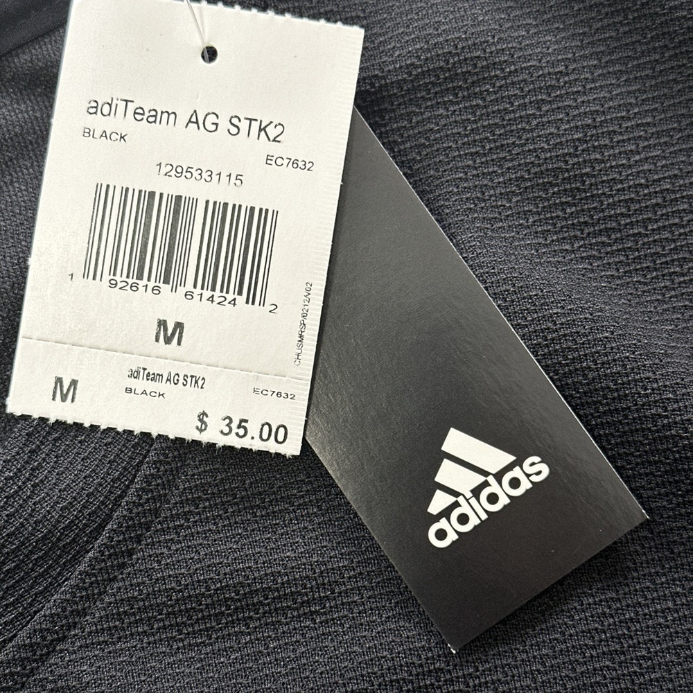 Adidas adiTeam AG STK2 Hockey Practice Training Jersey Black Mens Medium  EC7632 - Picture 4 of 10